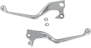 Wide Blade Lever Set Silver