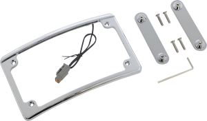 Radius Led License Plate Frame For Cvo White, 2, nordicamoto.ro