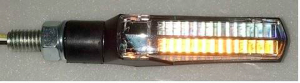 E-marked Led Light Guide Indicator Chrome, 1, nordicamoto.ro