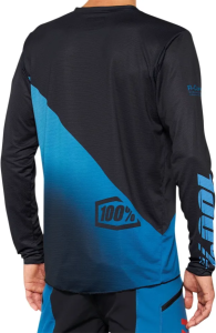 MTB póló, 100% R-Core, fekete/kék, L-es méret, 2, nordicamoto.ro