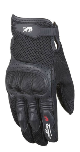 Textil motoros kesztyű, Furygan 4394-1 TD12 Lady Black női textil/bőr kesztyű, nordicamoto.ro