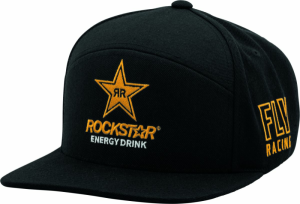Outlet Street/ADV, Sapca Fly Rockstar Fekete, nordicamoto.ro