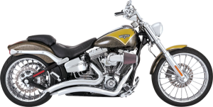 Big Radius Exhaust System Chrome, 4, nordicamoto.ro