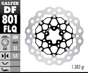 Cubiq Brake Rotor Black, Silver, 2, nordicamoto.ro