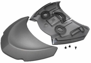 SHOEI GTA sötét matt szürke sisak felső légbeömlő kiegészítő, 1, nordicamoto.ro