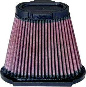 High Flow Air Filter Black, Red