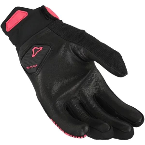 Manusi de piele dama MACNA OBTAIN LEATHER S Negru/Verde mentă, 4, nordicamoto.ro