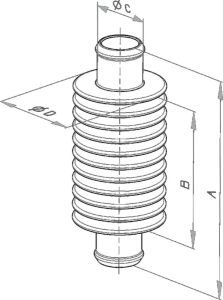 Inline Heat Exchangers Orange, 2, nordicamoto.ro