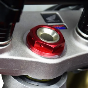 Steering Nut Red