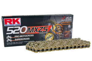 520 Mxz5 hajtólánc, fekete, arany, 1, nordicamoto.ro