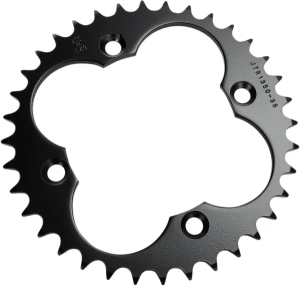 JT SPROCKETS hátsó lánckerék, fekete , nordicamoto.ro