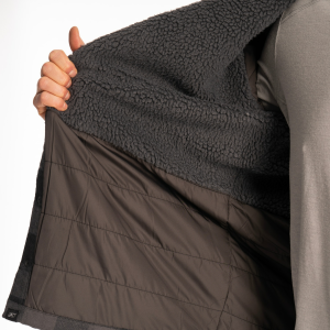 Targhee Fleece Lined Flannel Hoodie Black - Monument (Non-Current), 2, nordicamoto.ro