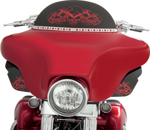 Led Halo Headlight And Passing Light Trim Rings Chrome, 3, nordicamoto.ro