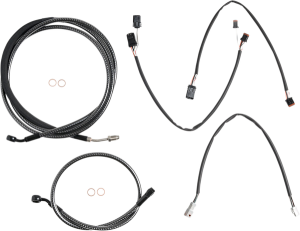Karbonfibr Designer Handlebar Installation Kit Silver, 1, nordicamoto.ro