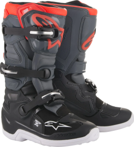 Alpinestar Tech 7S gyermekcsizma – fehér, piros, szürke