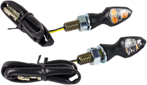 E-marked Led Mini Signal With Rubber Stem Black, 1, nordicamoto.ro