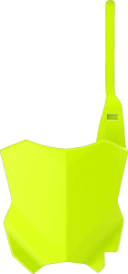 Number Plate Yellow 