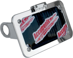 Side Mount License Plate With Led Tag Light White, 2, nordicamoto.ro