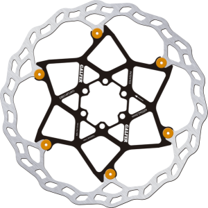 Brake Disc Floating Black, Silver