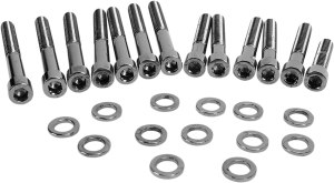 Socket-head Bolt Set Black Chrome, 1, nordicamoto.ro