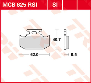 Rsi Series Sindered Off-road Race Brake Pads, 3, nordicamoto.ro