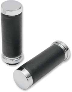 Textured Black Rubber Grips Black, 1, nordicamoto.ro