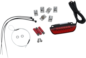 Luggage Rack Led Light Bar Red, 1, nordicamoto.ro