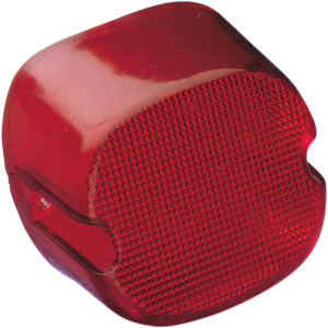 Laydown Taillight Lens With Bottom Tag Lens Red