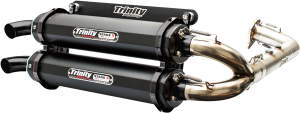 Stage 5 Dual Exhaust System Black, Brushed, Cerakote®, 1, nordicamoto.ro