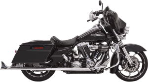Fishtail Slip-on Mufflers Chrome
