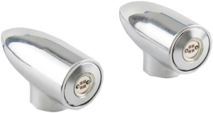 Lightning Bullets Run/brake/turn Led Lights Chrome, 1, nordicamoto.ro