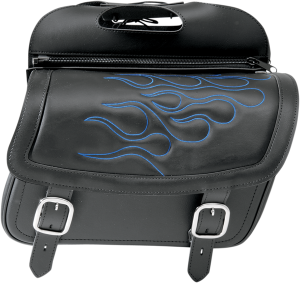 Highwayman Tattoo Saddlebags Blue, Black