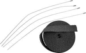 Exhaust Heat Wrap Kit Black, 2, nordicamoto.ro