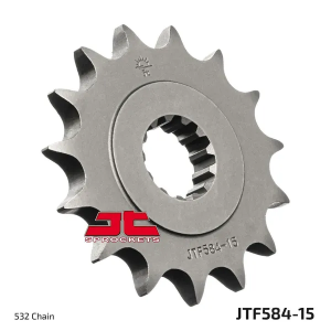 JT SPROCKETS Első lánckerék, természetes színű , nordicamoto.ro