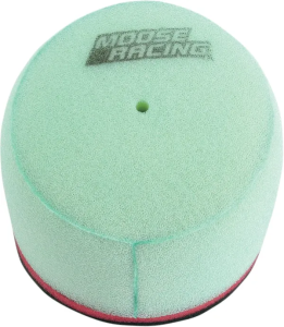 MOOSE RACING precíziós, előolajozott légszűrő, zöld 