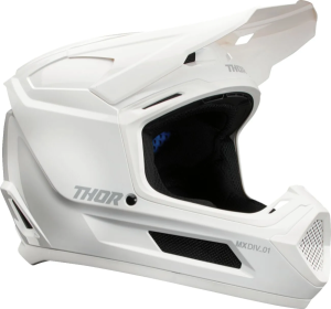Casca Youth Fleet Whiteout, fehér, L-es méret – elengedhetetlen csúcskategóriás felszerelés a kétkerekűeken közlekedő fiatal tehetségek számára., 1, nordicamoto.ro