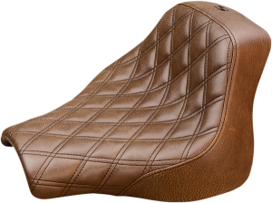 Renegade Lattice Stitch Solo Seat Brown, 1, nordicamoto.ro