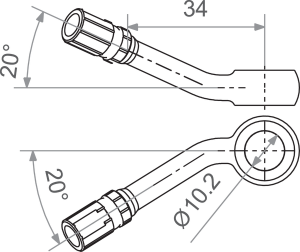 Banjo Varioflex Fitting Black