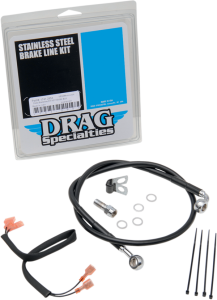 Stainless Steel Brake Line Kit Black