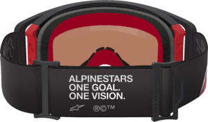Alpinestars Supertech Corp Abs Vision vörös/fekete szemüveg, 3, nordicamoto.ro