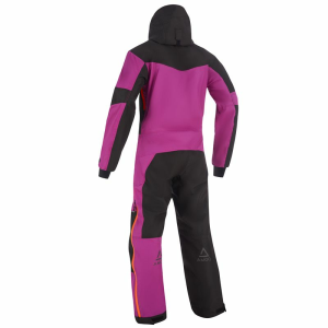 AMOQ Void V2 női motoros szános overall, bélelt, fekete/lila/narancssárga, 3, nordicamoto.ro