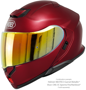 SHOEI NEOTEC3 felhajtható sisak, gránátvörös metál, XXL, 4, nordicamoto.ro