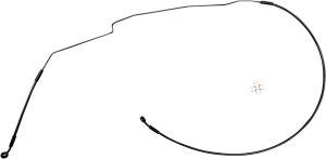 Xr Stainless Dot Brake Line Kit Black, Black Pearl