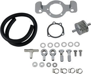 Crankcase Breather/support Bracket Kit Black, 2, nordicamoto.ro