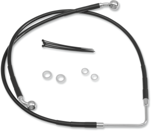 Stainless Steel Brake Line Kit Black