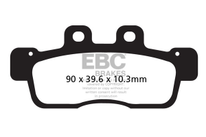 Sfa Series Organic Scooter Brake Pads, 2, nordicamoto.ro