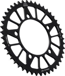 JT SPROCKETS Racelite alumínium hátsó lánckerék, fekete 