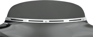 Slotted Stainless Steel Batwing Fairing Trim Chrome, Polished, 2, nordicamoto.ro