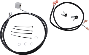 Stainless Steel Brake Line Kit Black