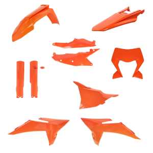 Acerbis teljes műanyag készlet a KTM EXC 150–300/EXC-F 250–500 '26-os modellhez – fekete, 4, nordicamoto.ro